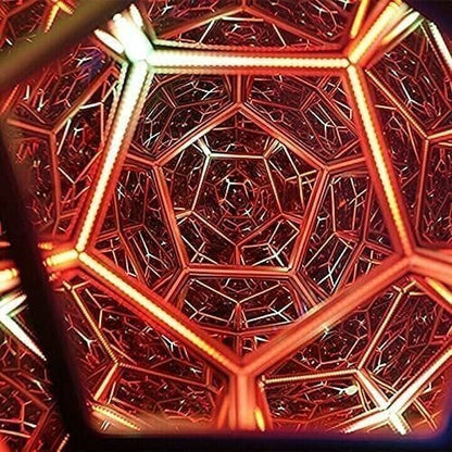 (🎁2024 Hot Sale🎁 49% Off🎁)Infinite Dodecahedron Color Art Light